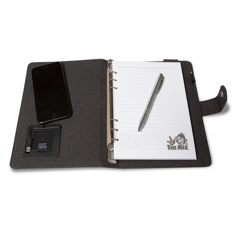 Power Planner Notebook With Powerbank