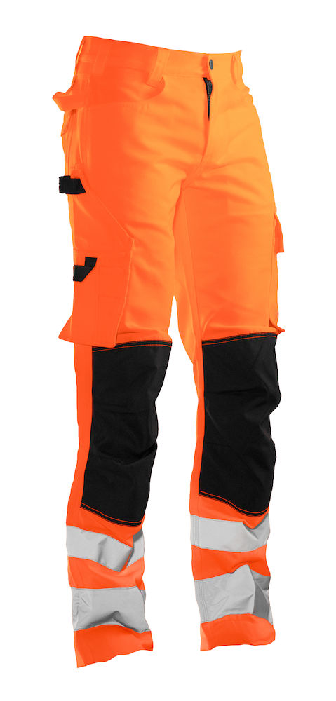 Servicebyxa Varsel orange/svart