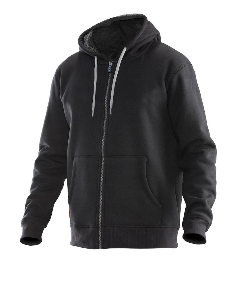 Vintage Hoodie Fodrad svart/mörkgrå