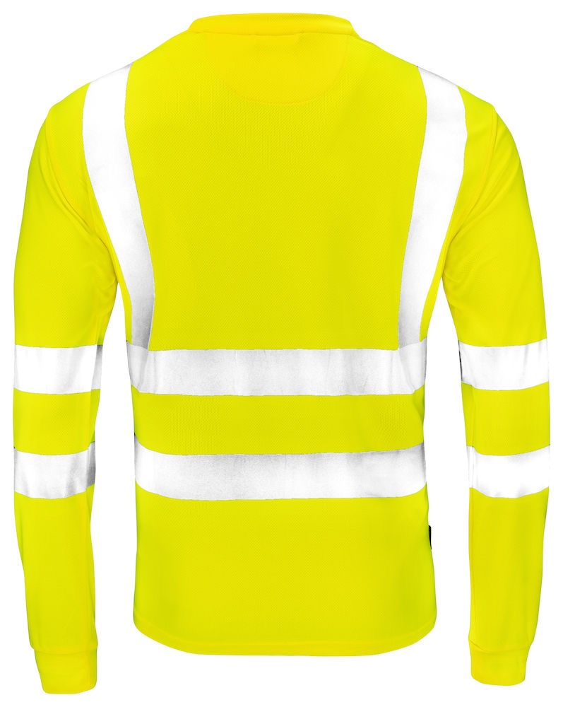 Långärmad T-shirt Varsel kl. 2/3 gul