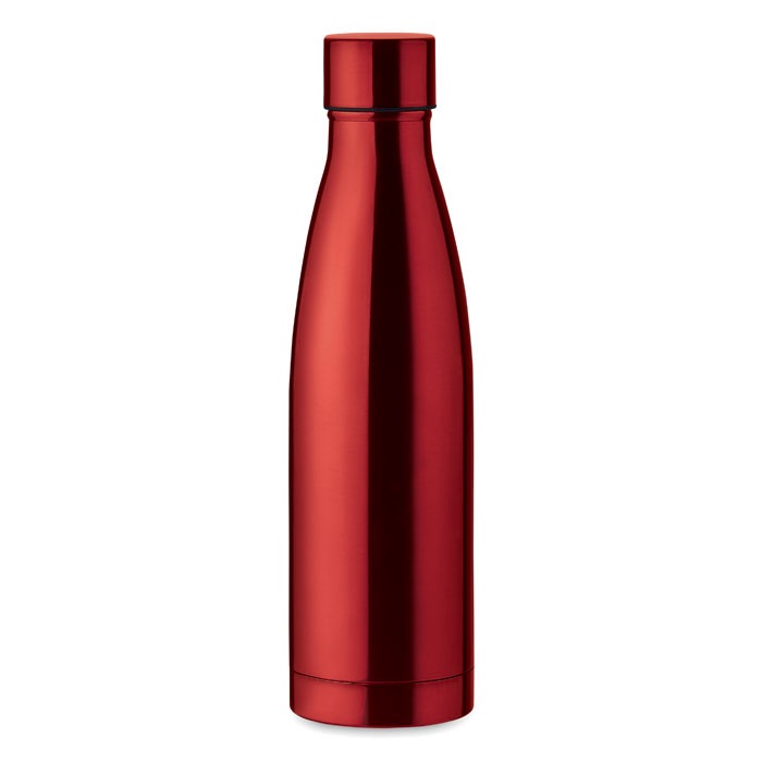 Double wall bottle 500ml röd
