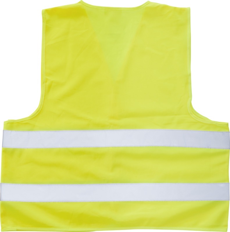 Yellow Safety Vest With Pouch