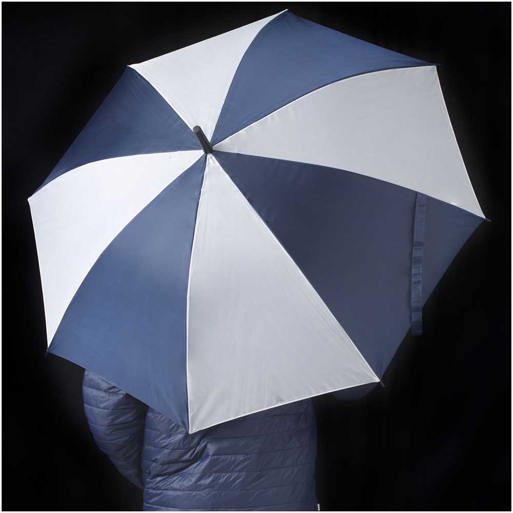 23'' Automatic Umbrella blank svart,vit 