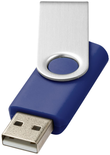 Rotate Basic USB 2GB Blå, Silver
