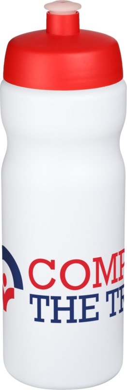 Sportflaska Baseline® Plus 650 ml  Vit, Röd