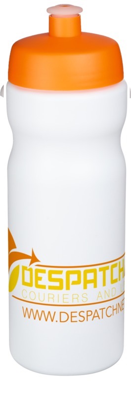 Sportflaska Baseline® Plus 650 ml  Vit, Orange