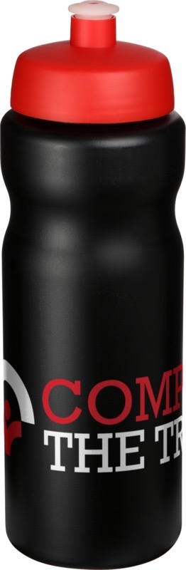 Sportflaska Baseline® Plus 650 ml  Svart, Röd