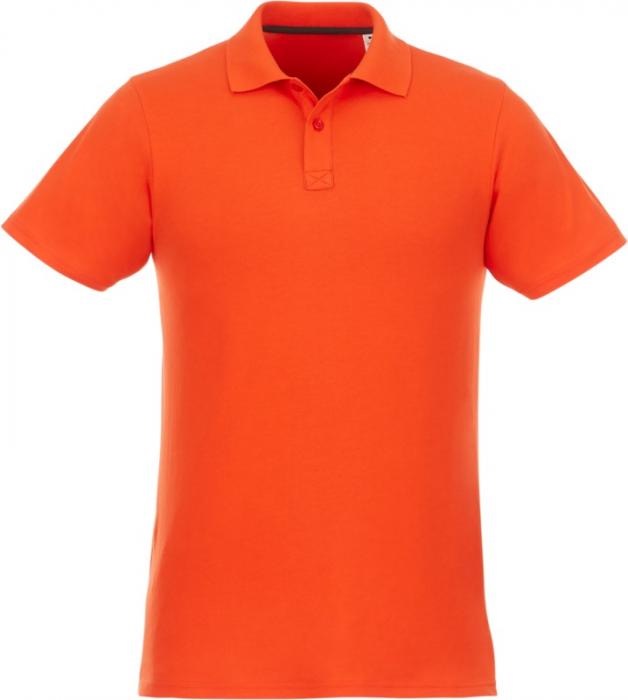 Helios kortärmad polo Herr Orange