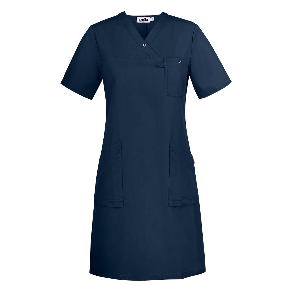 Smila Dress Adina V-Dress W ocean blue