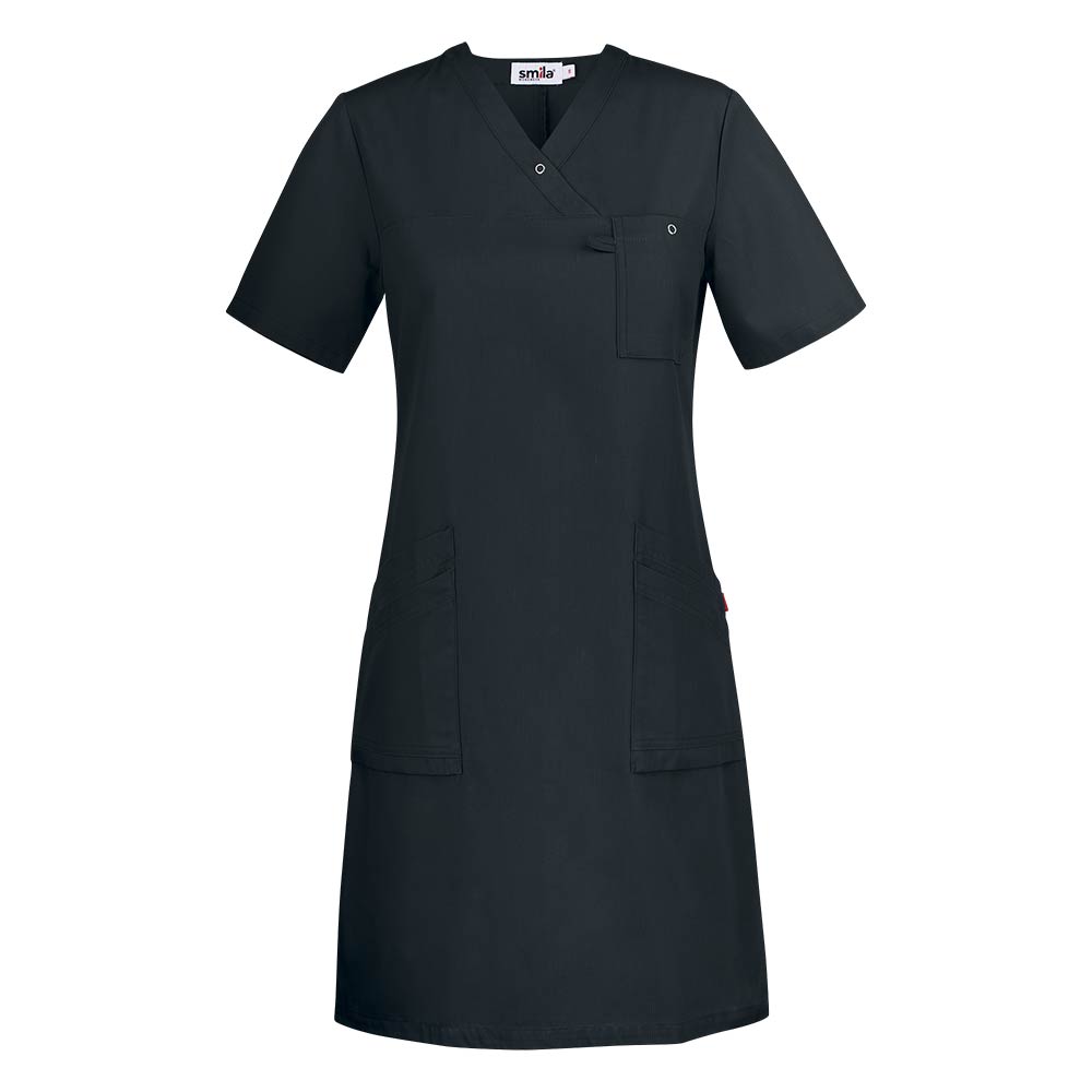 Smila Dress Adina V-Dress W svart