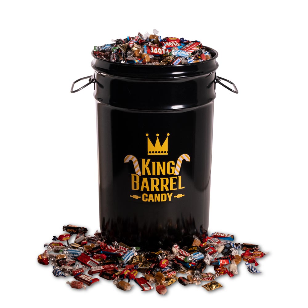 King Barrel Candy 20 kg godis svart