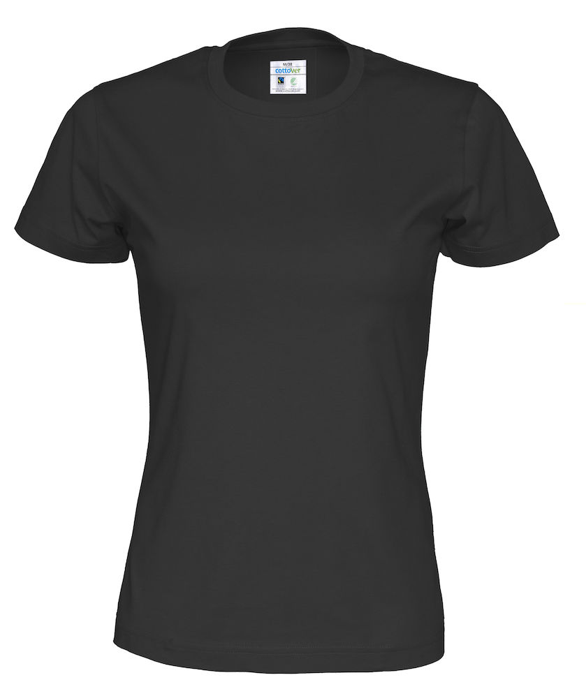 T-Shirt Cottover Lady svart