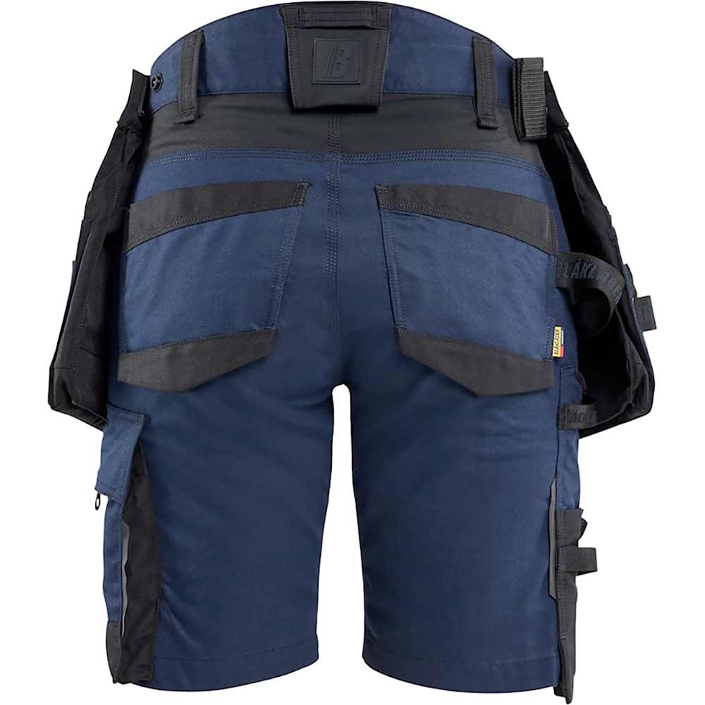 Striker Hantverksshorts med Stretch Dam Mörk marinblå/Svart