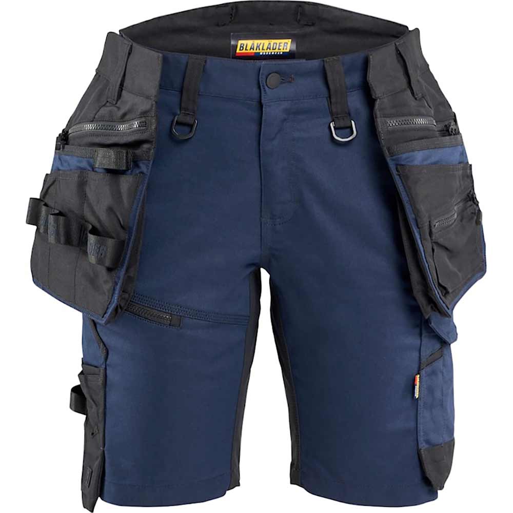 Striker Hantverksshorts med Stretch Dam Mörk marinblå/Svart