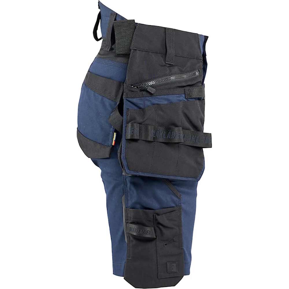Striker Hantverksshorts med Stretch Dam Mörk marinblå/Svart