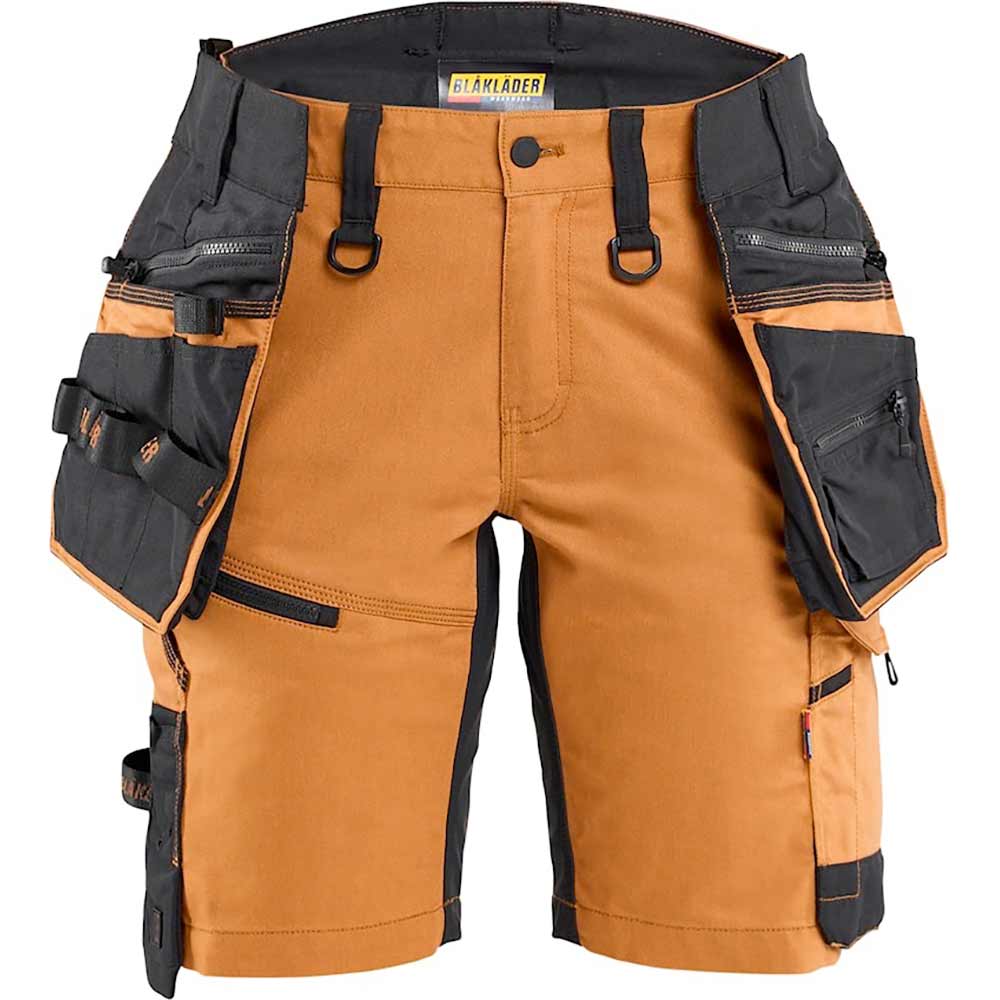 Striker Hantverksshorts med Stretch Dam Rost/Svart