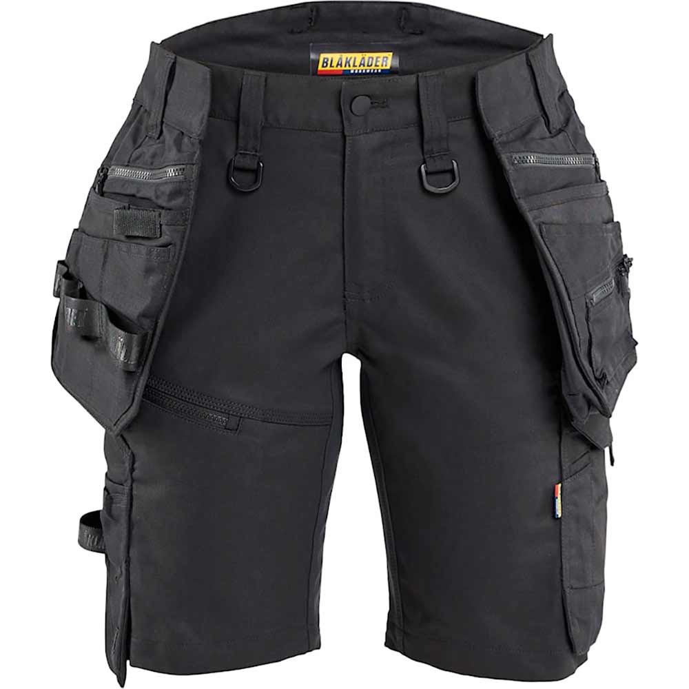 Striker Hantverksshorts med Stretch Dam Svart/Svart