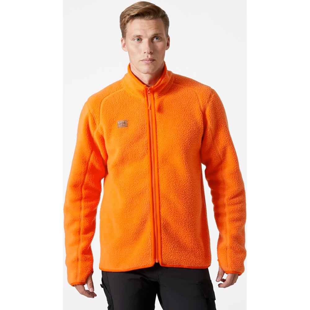 Heritage Pile fleecejacka dark orange