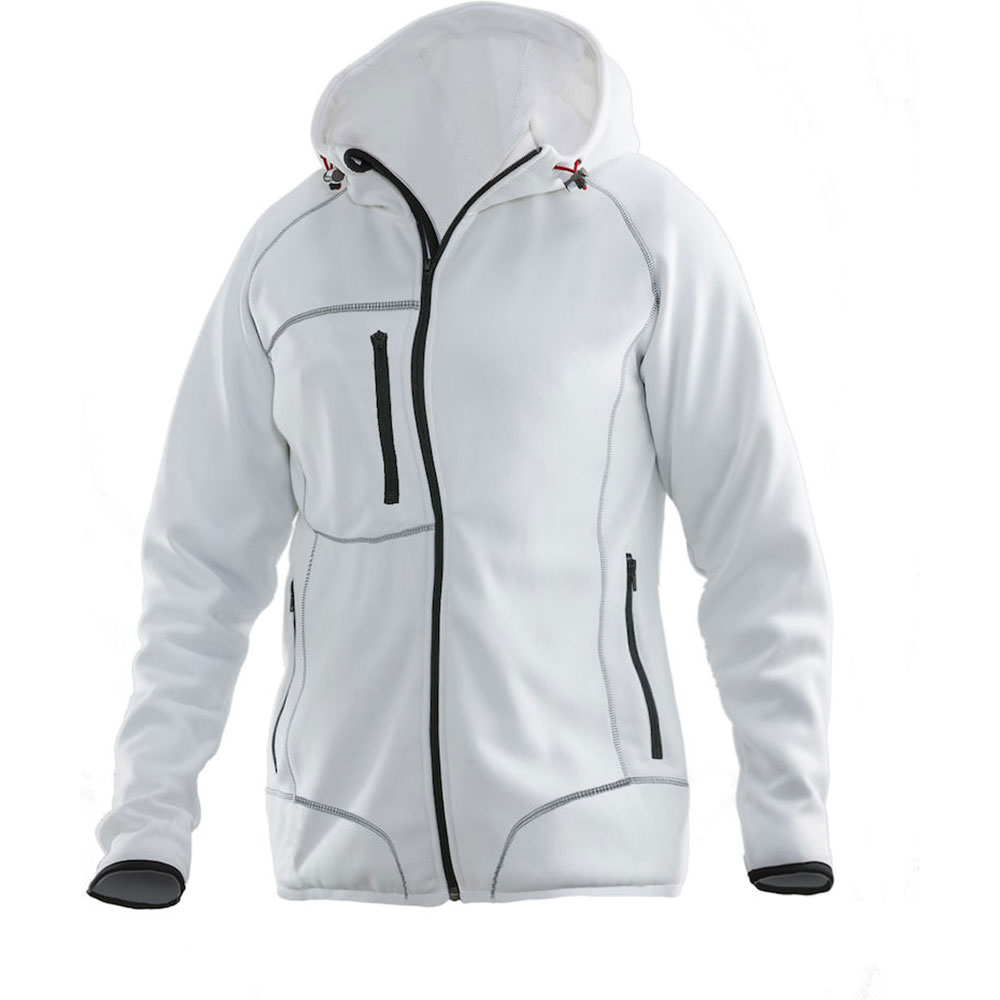 Hoodie Jobman Dam vit