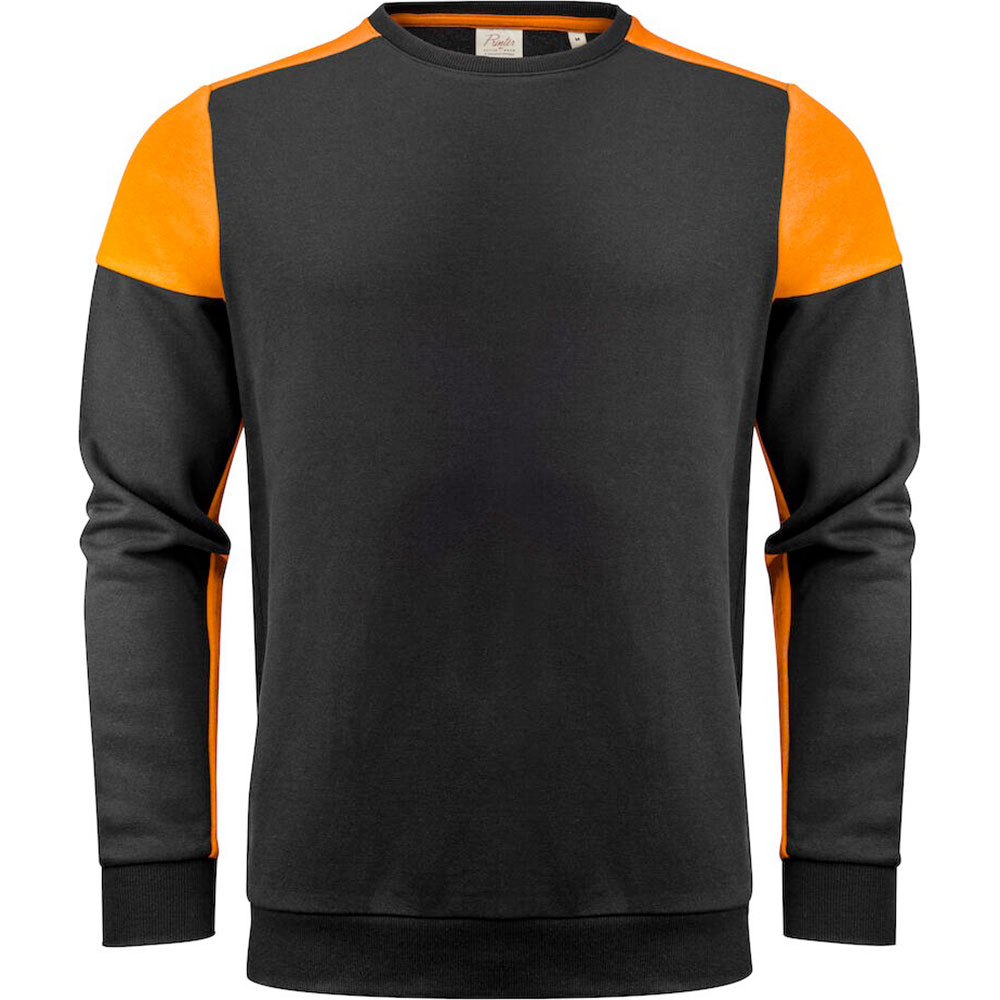 Printer Prime Crewneck Cobalt Svart/Orange