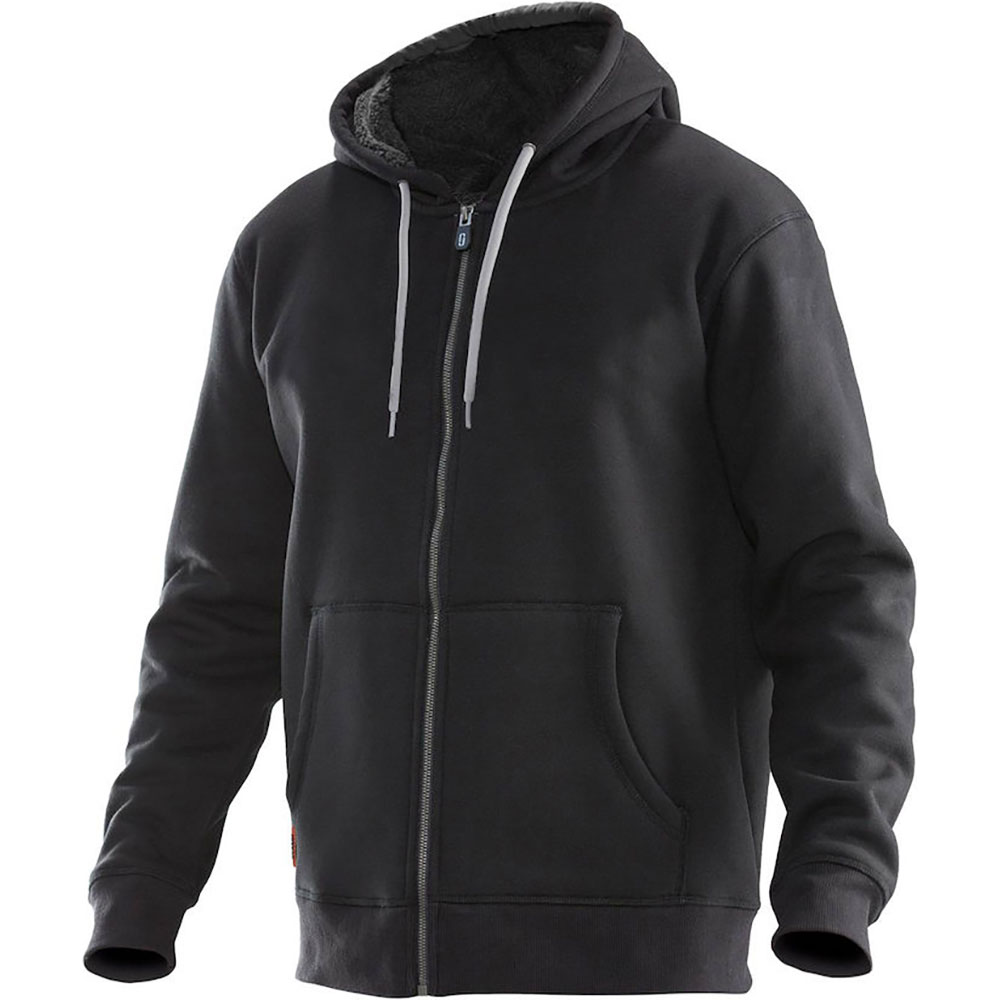 Vintage Hoodie Fodrad svart/mörkgrå