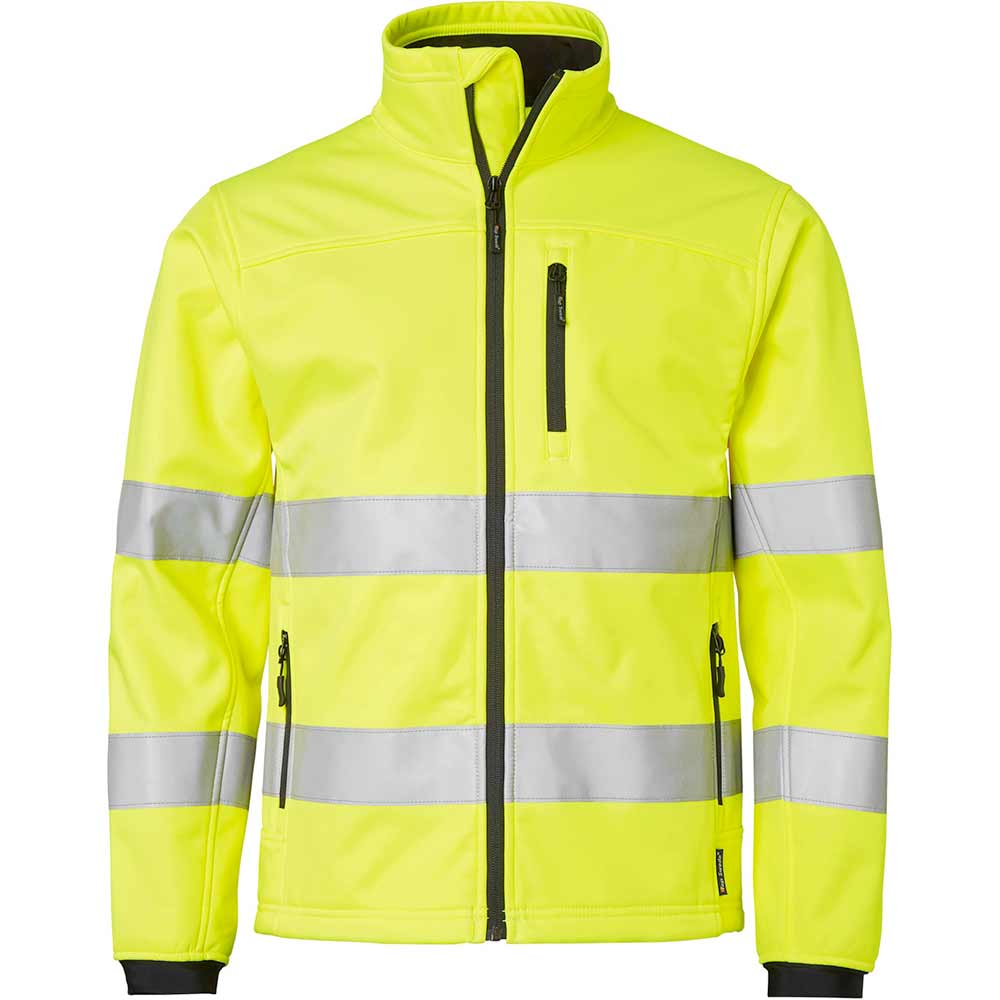 7621 Softshell Jacka Hi-Vis Yellow