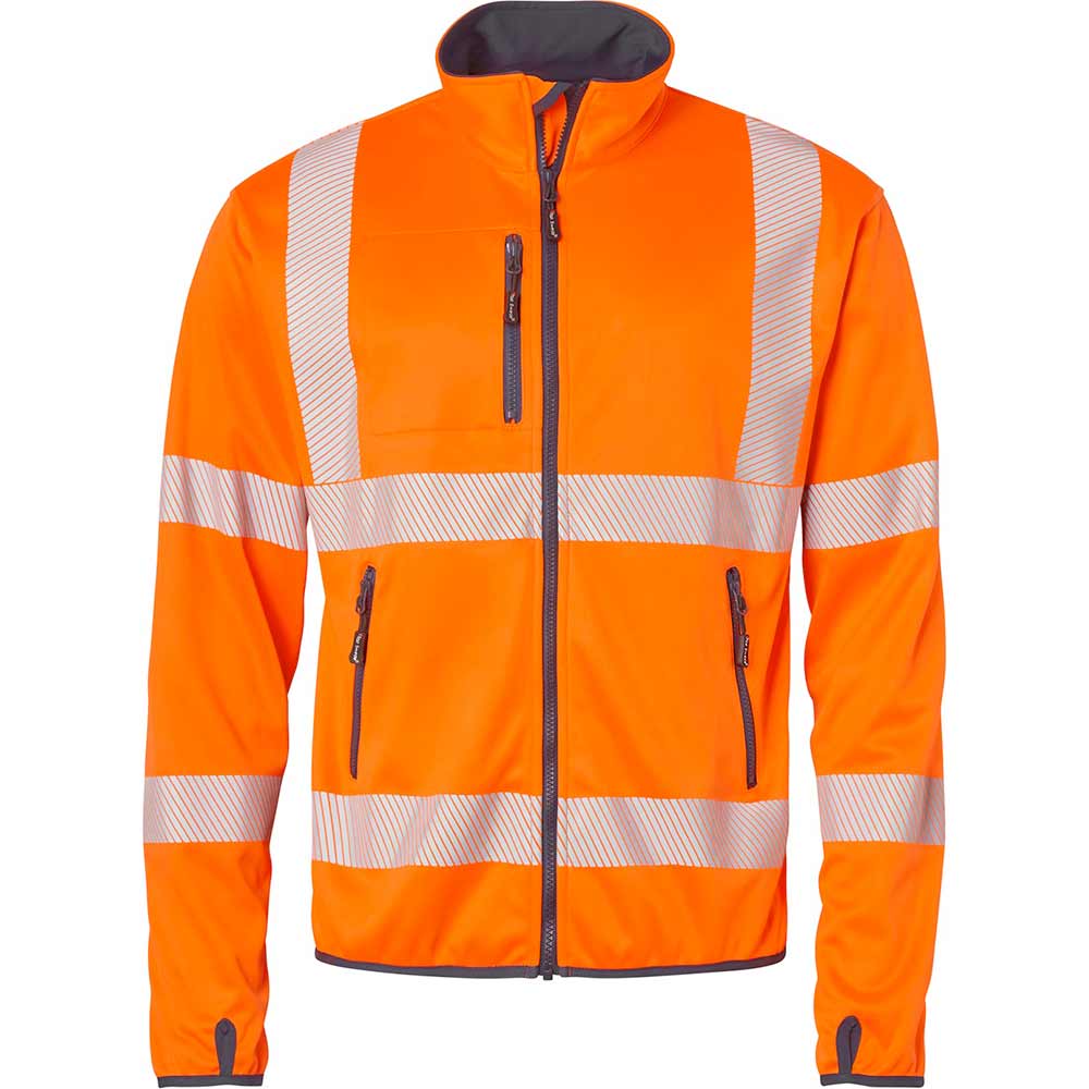 7721 Softshell Jacka Hi-Vis Fluorescent orange/navy