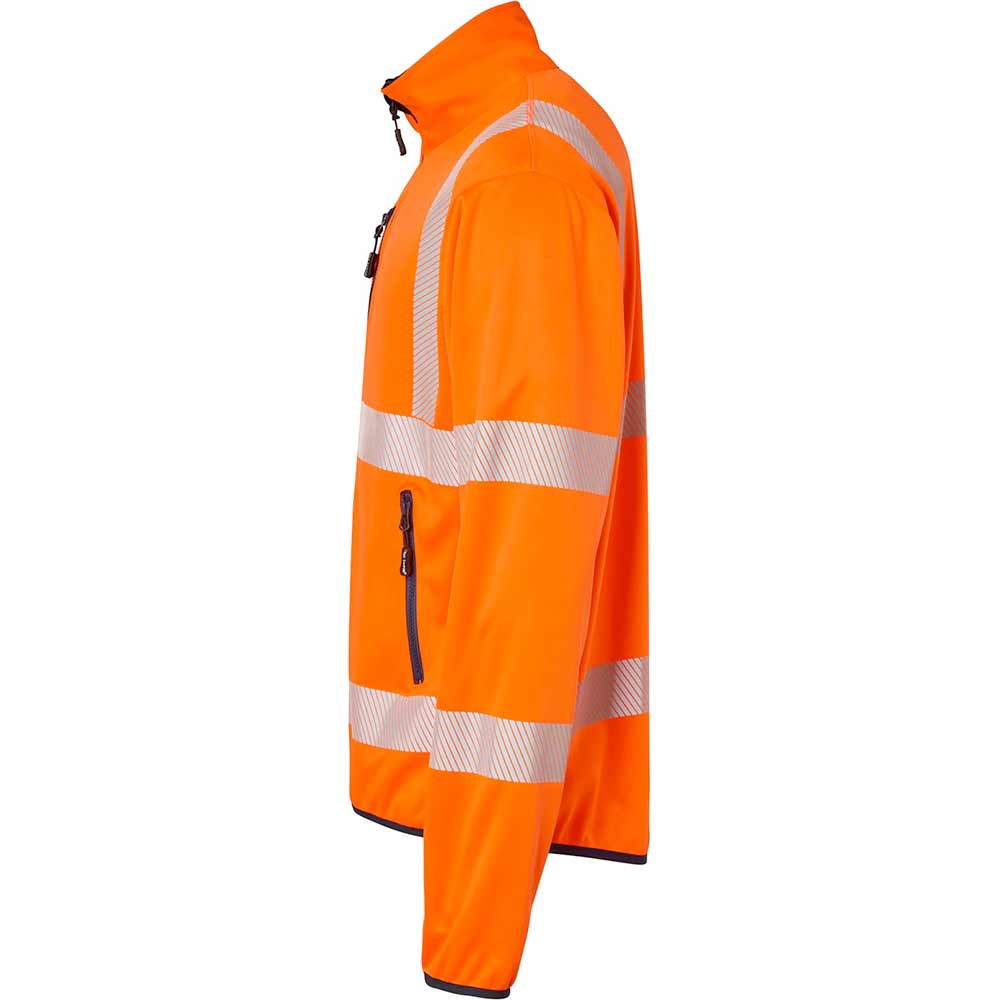 7721 Softshell Jacka Hi-Vis Fluorescent orange/navy