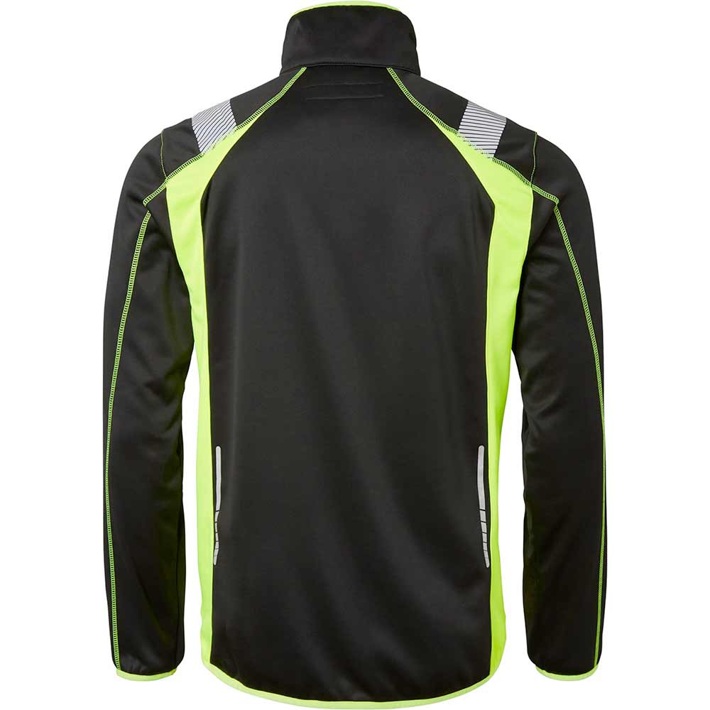 275 Sweat med hel dragkedja Black/fluorescent yellow