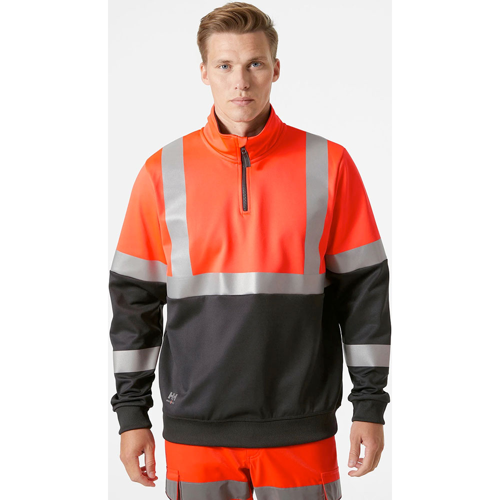 Addvis Half Zip Sweatsh. Cl 1 orange
