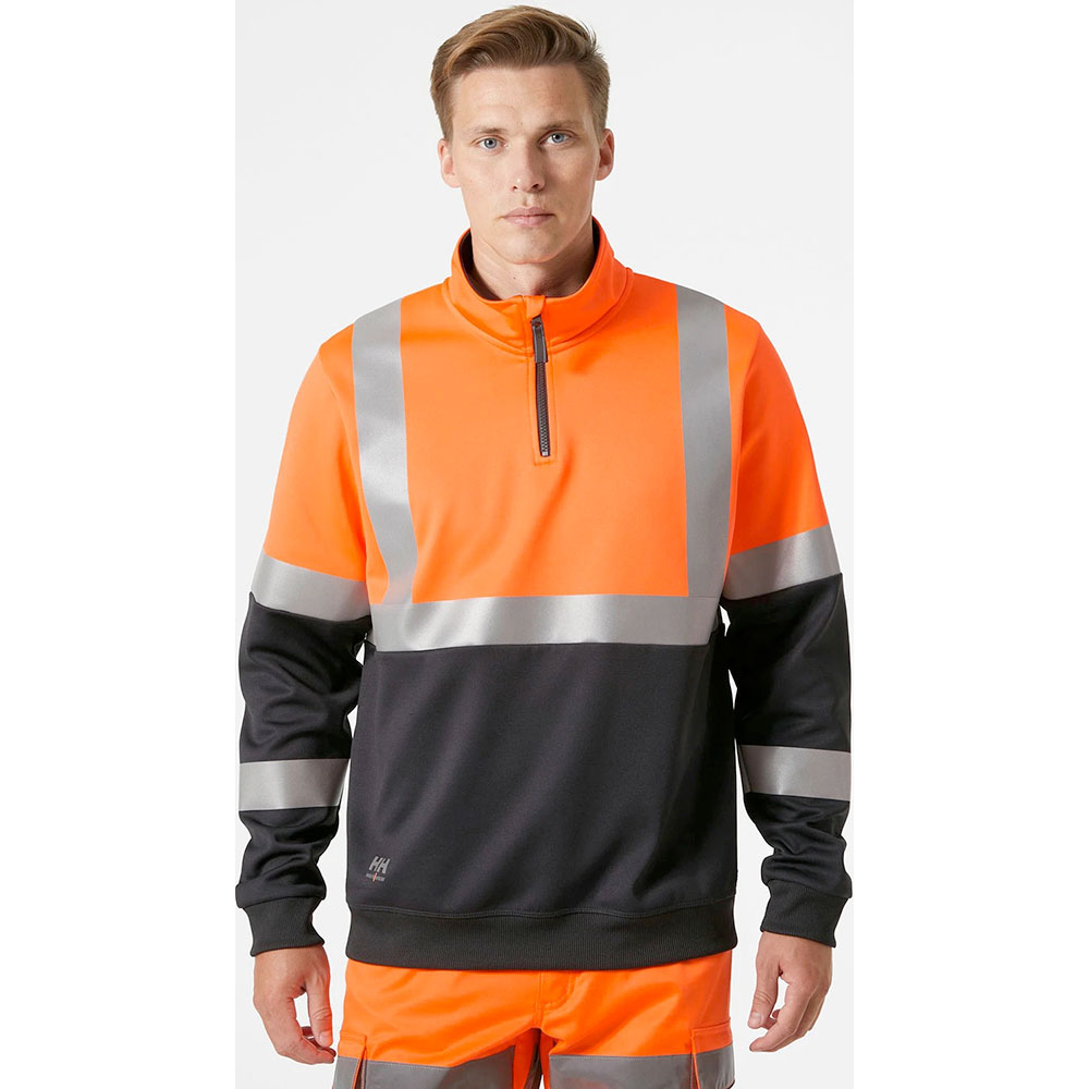 Addvis Half Zip Sweatsh. Cl 1 orange