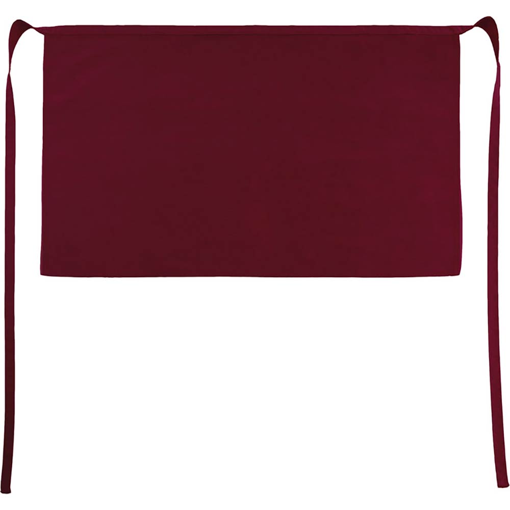 Brussels Short Bistro Apron Burgundy