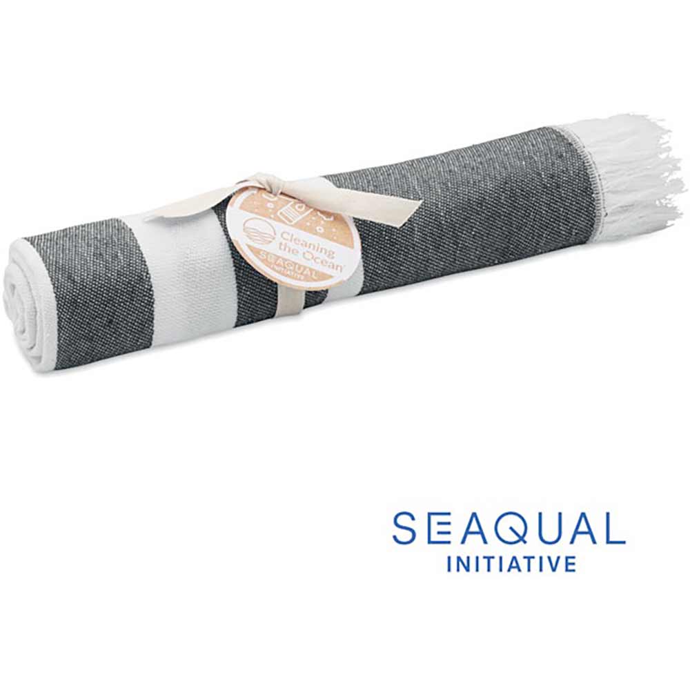 WAVE SEAQUAL® hamamhandduk 100x170 cm Grå