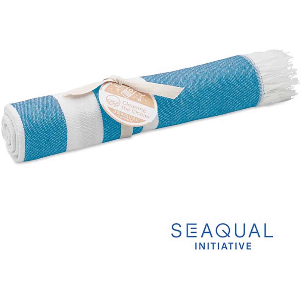 WAVE SEAQUAL® hamamhandduk 100x170 cm Turkos