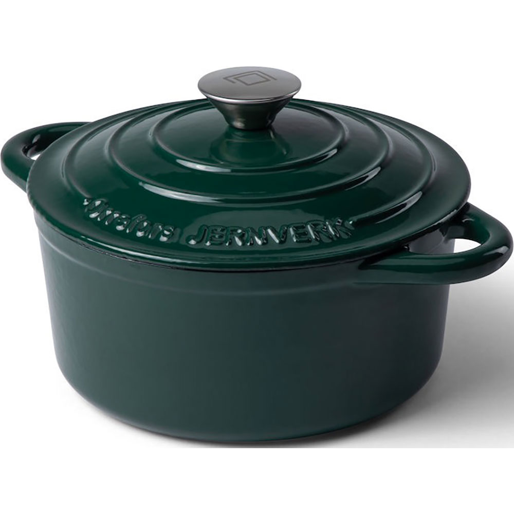 Gjutjärnsgryta 2,8 L Mörkgrön