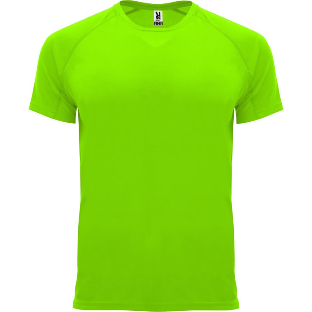 Bahrain kortärmad funktions T-shirt  herr Fluor Green