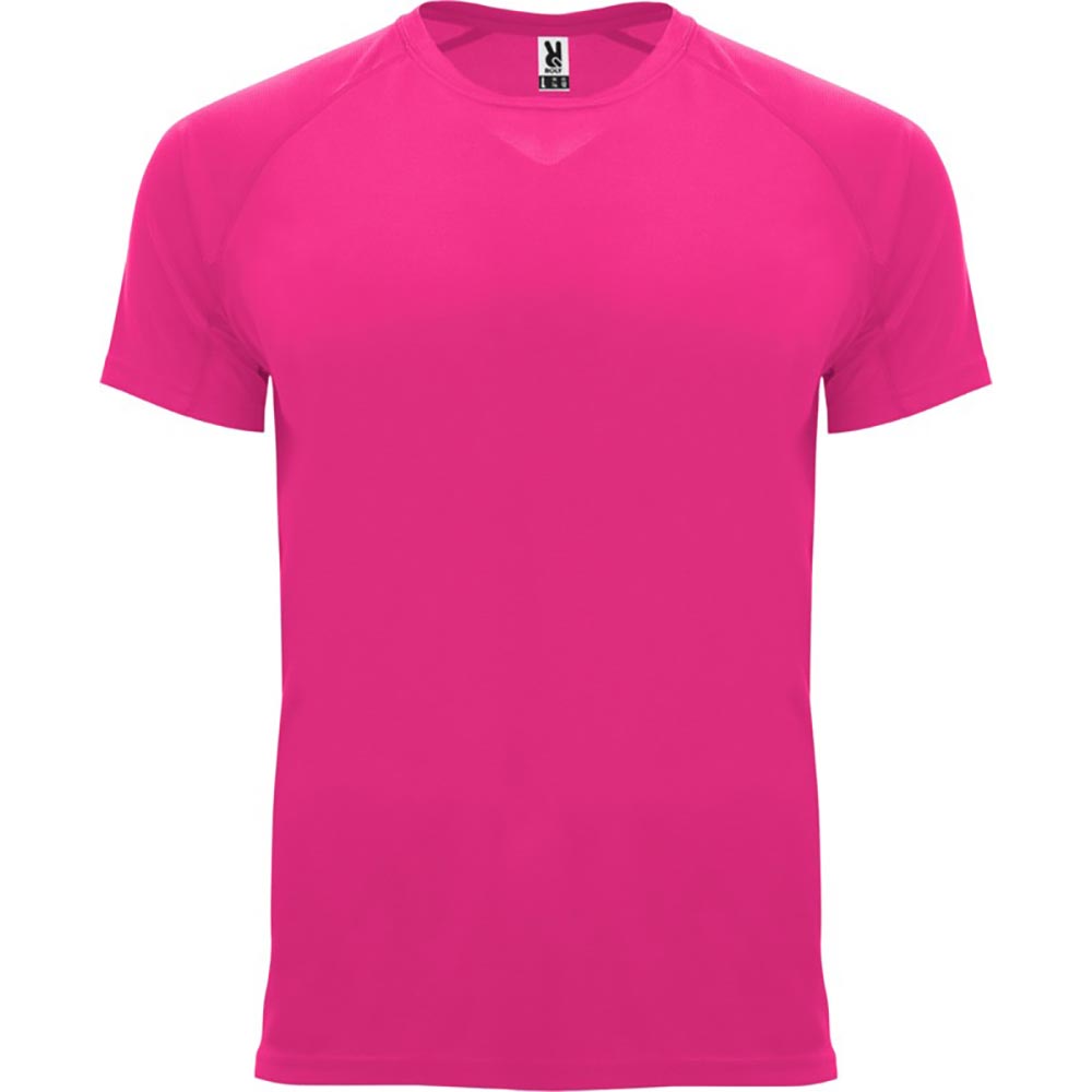 Bahrain kortärmad funktions T-shirt  herr Pink Fluor