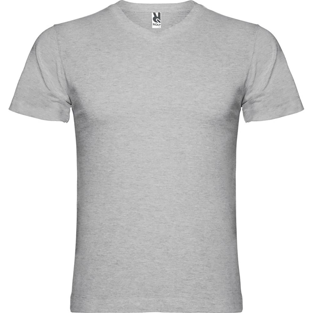 Samoyedo kortärmad v-ringad T-shirt herr Gråmelerad