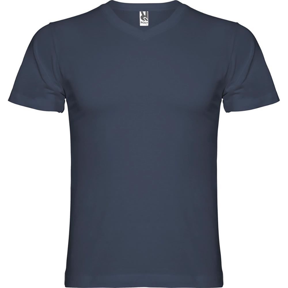 Samoyedo kortärmad v-ringad T-shirt herr Marinblå