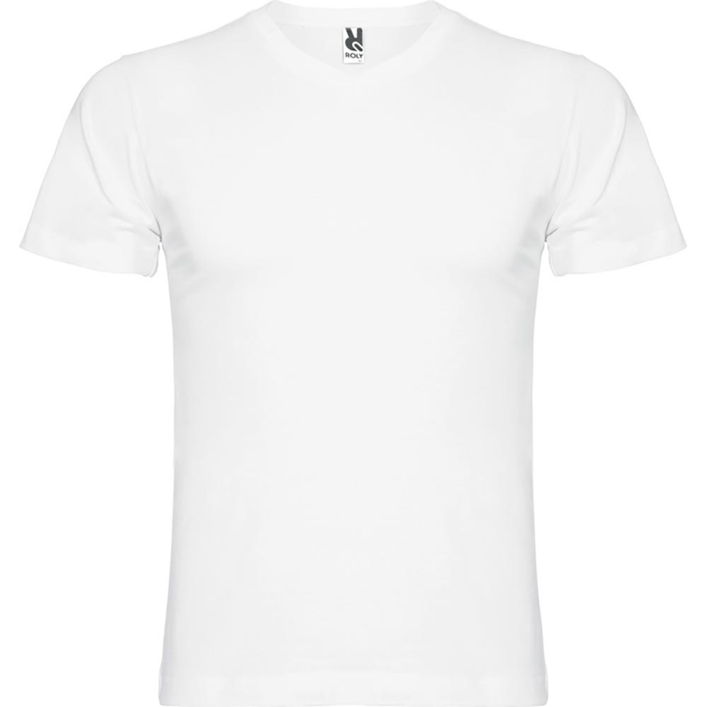 Samoyedo kortärmad v-ringad T-shirt herr Vit