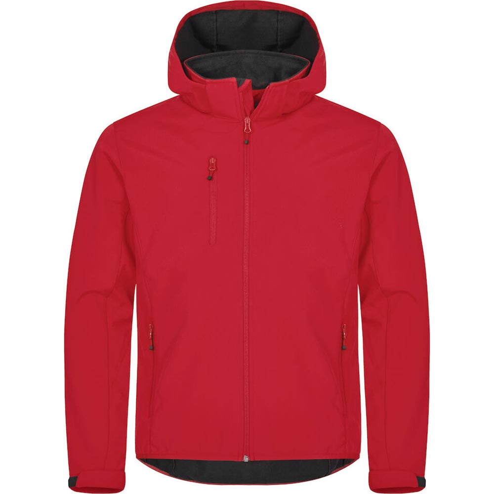 Classic Softshell Hoody Röd