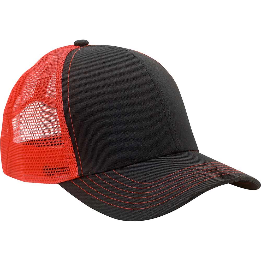 Baseballkeps med nät Svart/röd