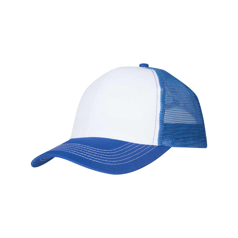 Baseballkeps med nät Vit/royal