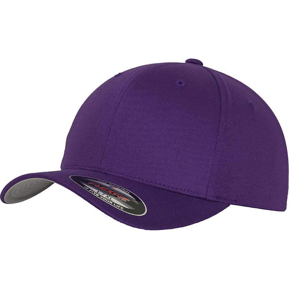 Fitted Baseball Cap Purple
