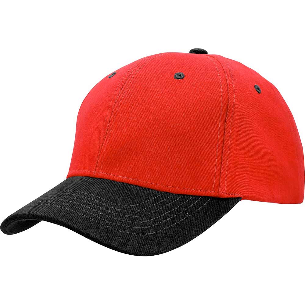 Klassisk Baseballkeps Röd/svart