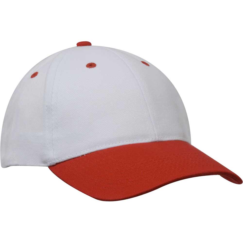 Klassisk Baseballkeps Vit/röd