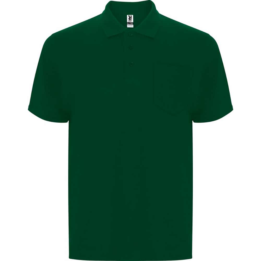 Centauro Premium kortärmad unisexpolo Buteljgrön