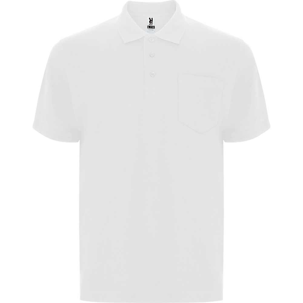 Centauro Premium kortärmad unisexpolo Vit
