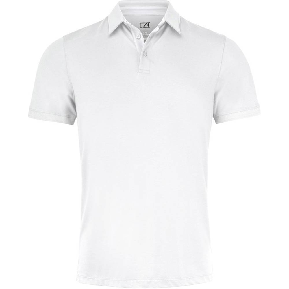 Oceanside Stretch Polo Men Vit