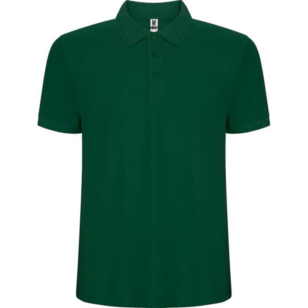 Pegaso Premium kortärmad polo för män Buteljgrön